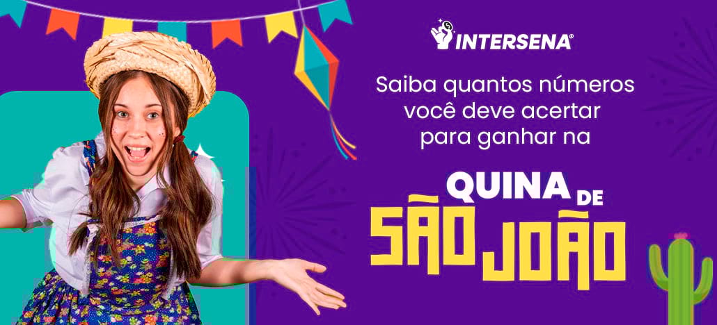 Com quantos números ganha na Quina de São João?